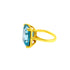 Stellar Ring in Hydro Blue Topaz